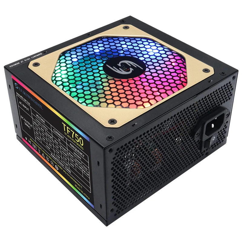 ATX Настольный ПК блок питания PSU 650 Вт 750 Вт 850 Вт 1000 Вт компьютерный блок питания для ПК игр