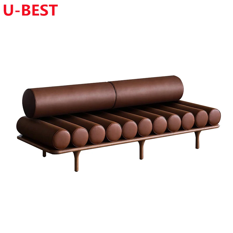 U-Best   Italian Designer Long Bench Bed End Stool Luxury Sofa Couch Canape Divano Kanepe Muebles Furniture Living Room