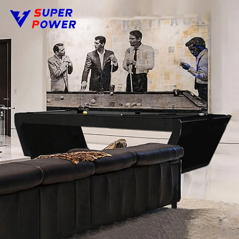 2021 New arrival Luxury modern 7ft 8ft slate maple solid wood bar billiard pool table for sale