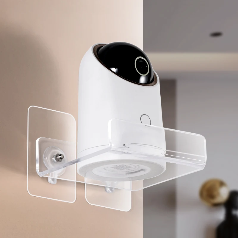Wholesale Small Acrylic Hanging Wall Shelf Acrylic Floating Wall Shelves For Security Cameras Baby Monitors