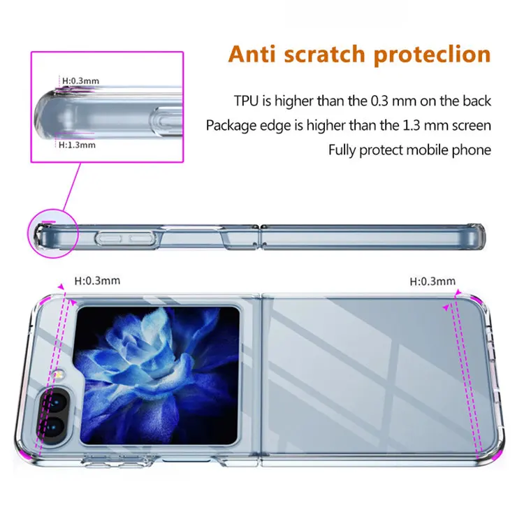 Trending-Hot-Products 2023 Transparent Magnetic Cell Phone Protective Case Cover For Samsung Galaxy Z Fold 5 4 3 Case 5G Magsafe