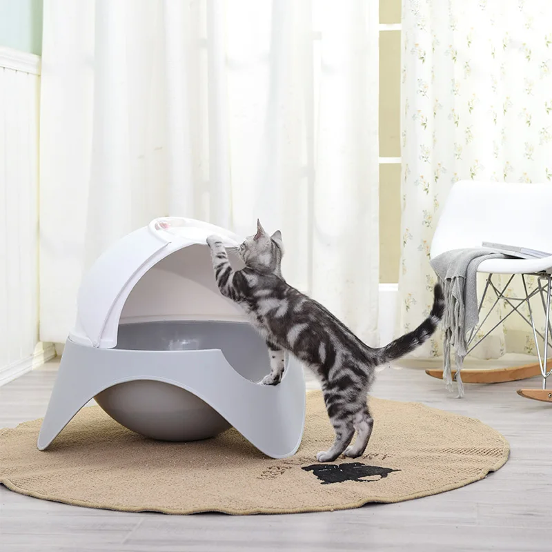 
Latest hot selling cat litter box pet cleaning tools domestic cat litter box 
