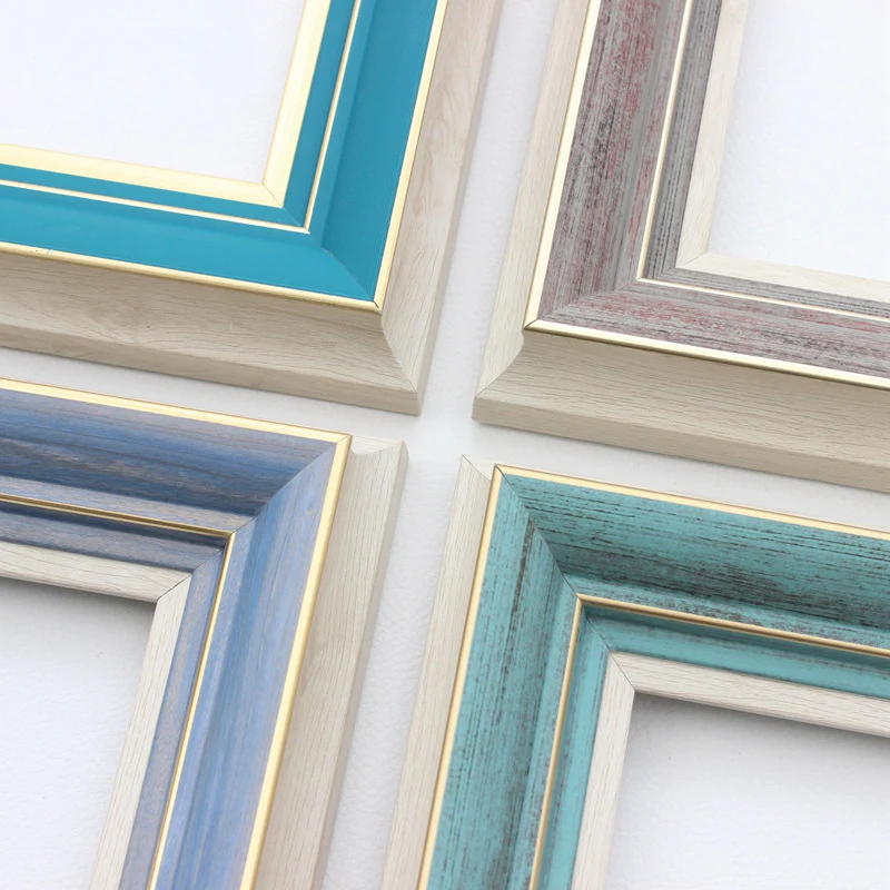 
Hot Sell Custom Modern Art Decor PS Foam Photo Mirror Frame Moulding 