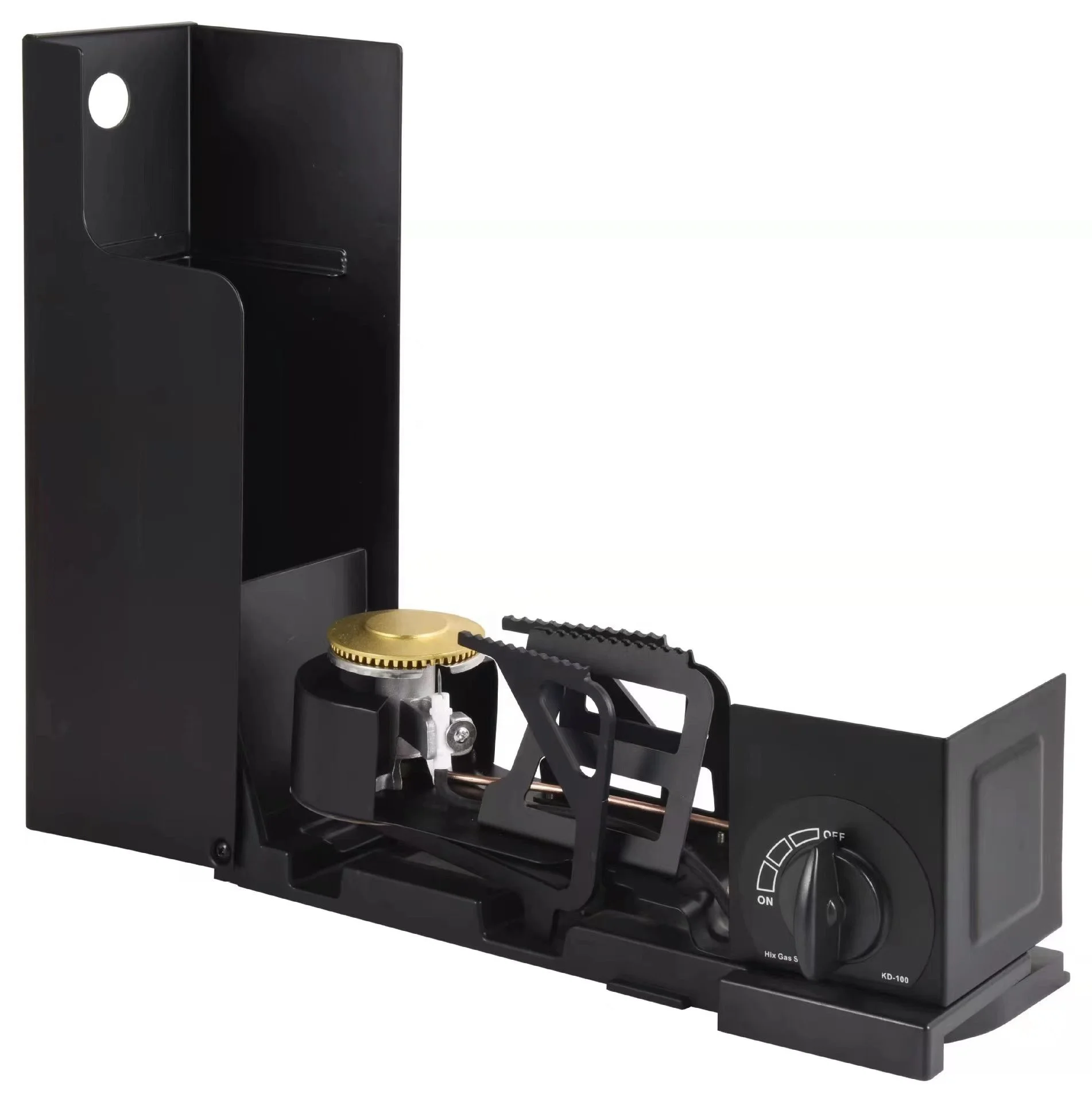 Outdoor Supplies Portable Gas Stove Barbecue Grill Set Stainless Steel Barbecue Grill Outdoor Picnic Camping Portable