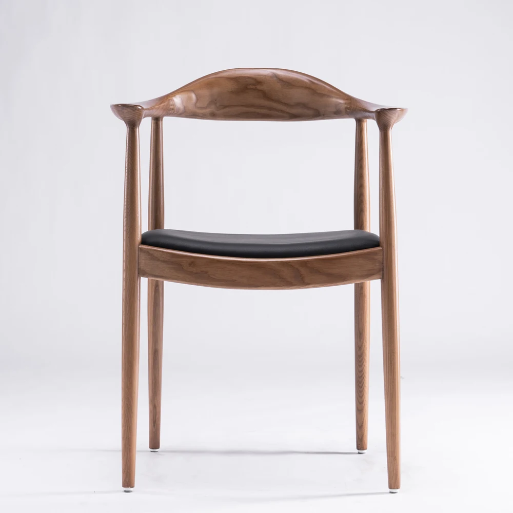 
Nordic Furniture WoodenChair Armchair Traditional Kennedy Vintage king throne chair 