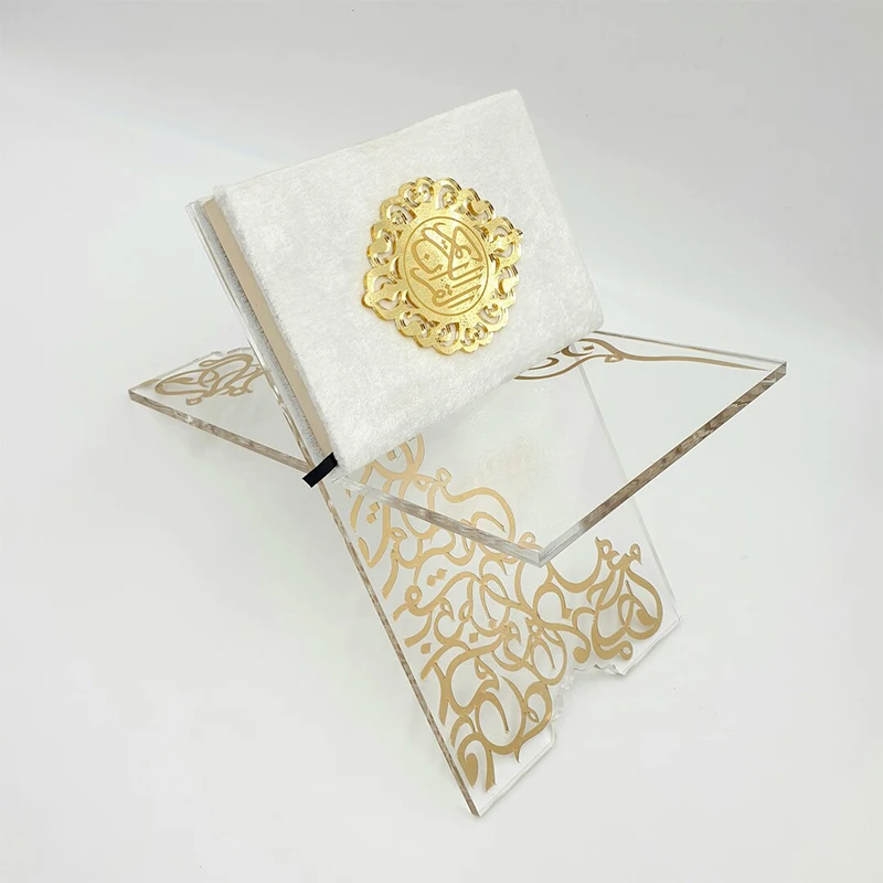 Customization clear Acrylic Perspex Quran Bible Holder for Wholesale