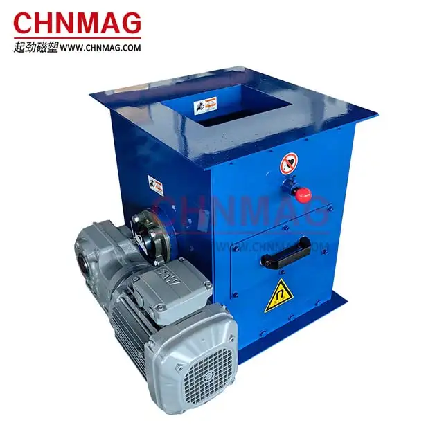 Metal Scrap Separation Bottom Feeding Drum Magnet Separator for Ferrous Metal