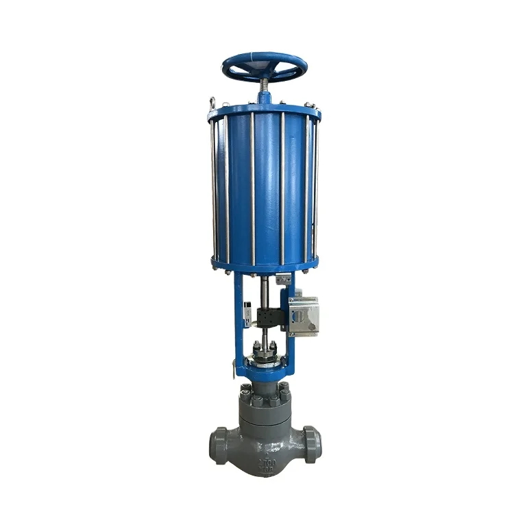 Cooling water control valves control the flow rate of cooling water in condensers to maintain the desired temperature