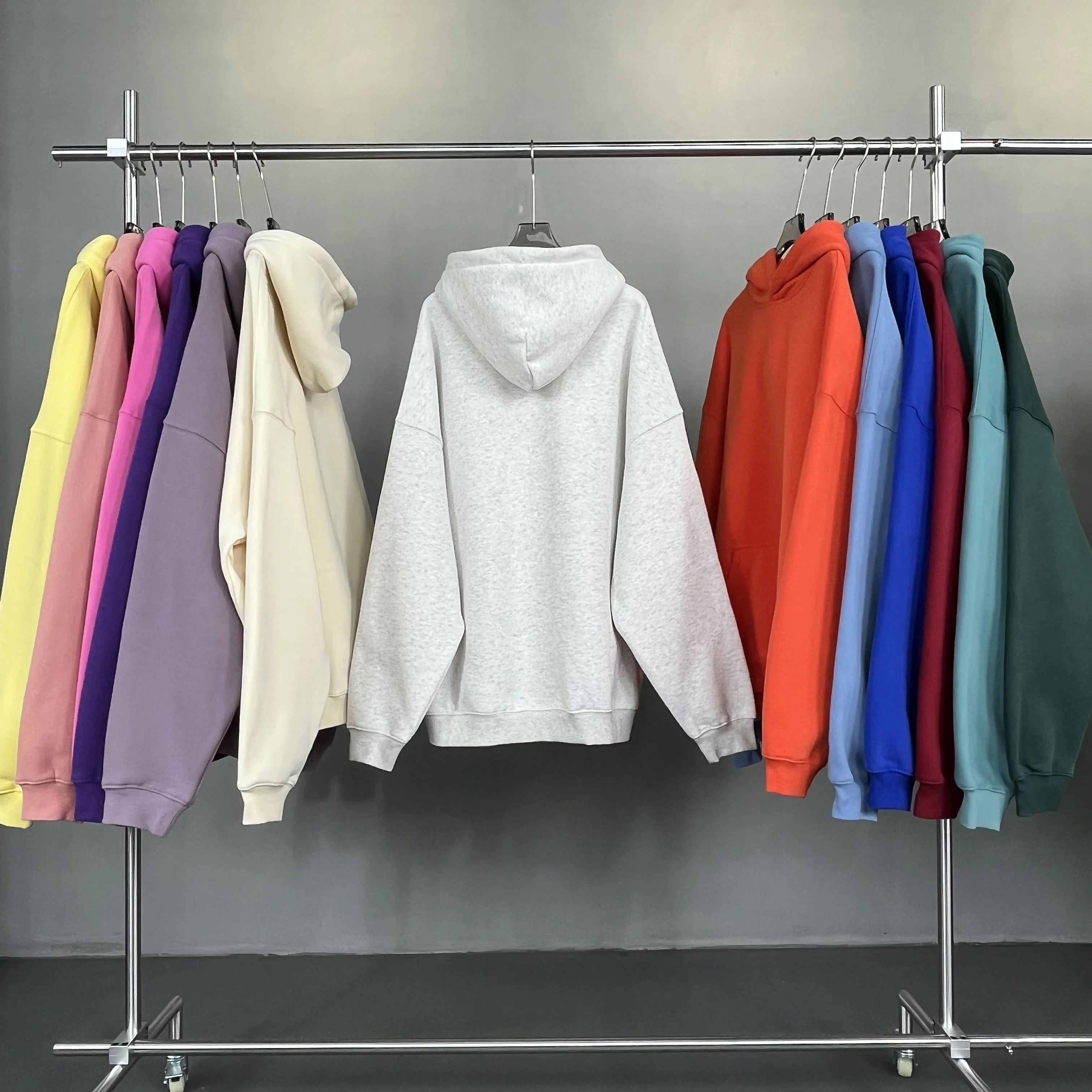 100% cotton Pullover luxury hoodie Custom Logo Printing Embroidery Unisex Blank Plain Hoodie Sweatshirts streetwear brand hoodie