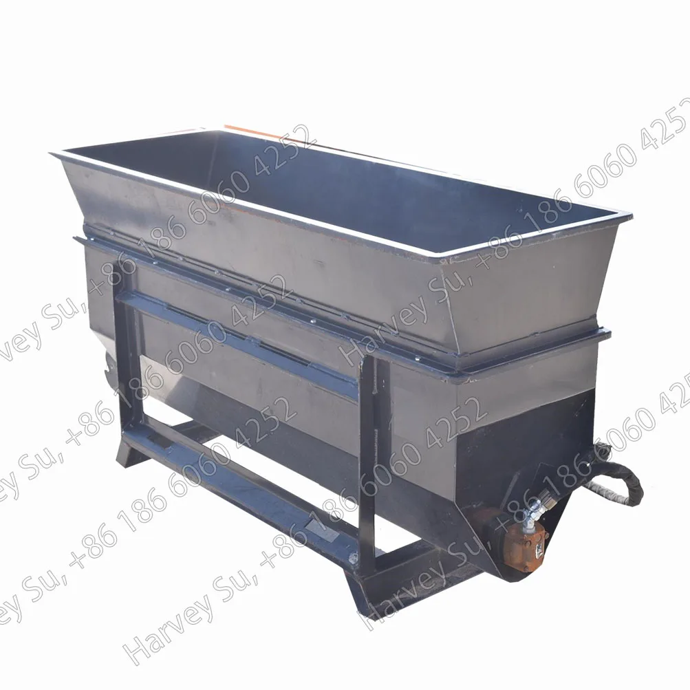 Бортовый бортовый ковш для выгрузки, боковое выгрузное ведро шнекового типа