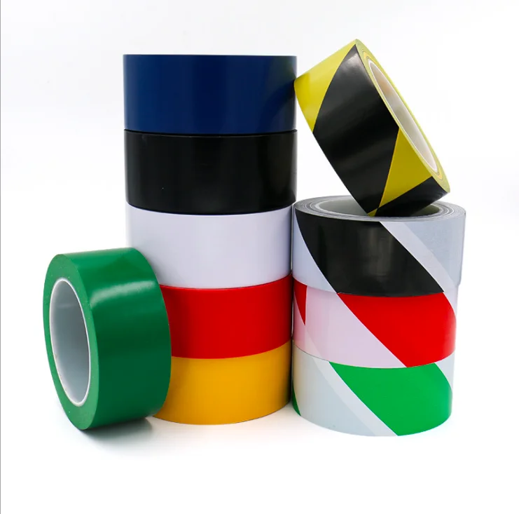 Wear-resistant Colorful Black and Yellow Floor Tape for Factory Workshop Landmark Delineation Warning Signs