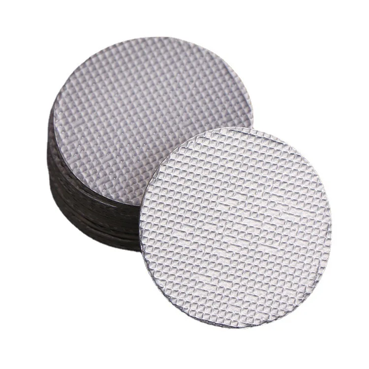 Electromagnetic Induction PET Aluminum Foil Lid Glass Bottle Aluminum Foil Lid Gasket