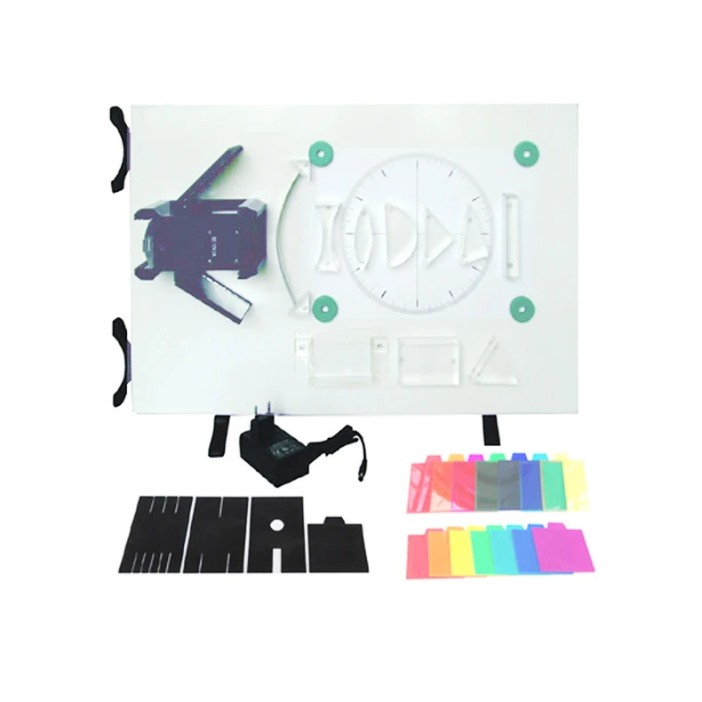 Gelsonlab HSPO-015  Tertiary color geometrical optics kit Teaching Optics instruments with Magneticpanel Kit