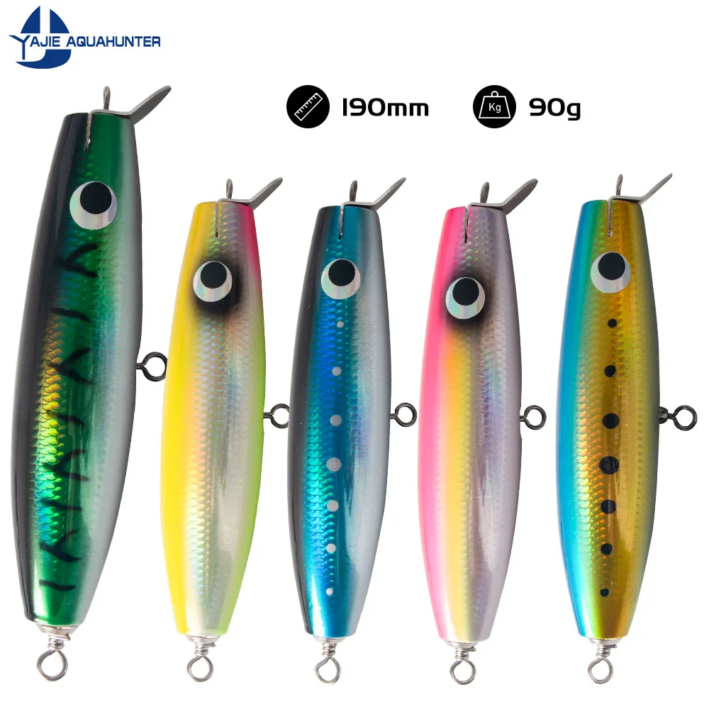 fishing 2024 saltwater fishing Jet Popper Lures top water  floating popper wood lures