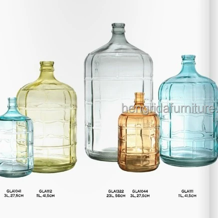 3/ 5 /6 Gallon Glass Carboy in Color