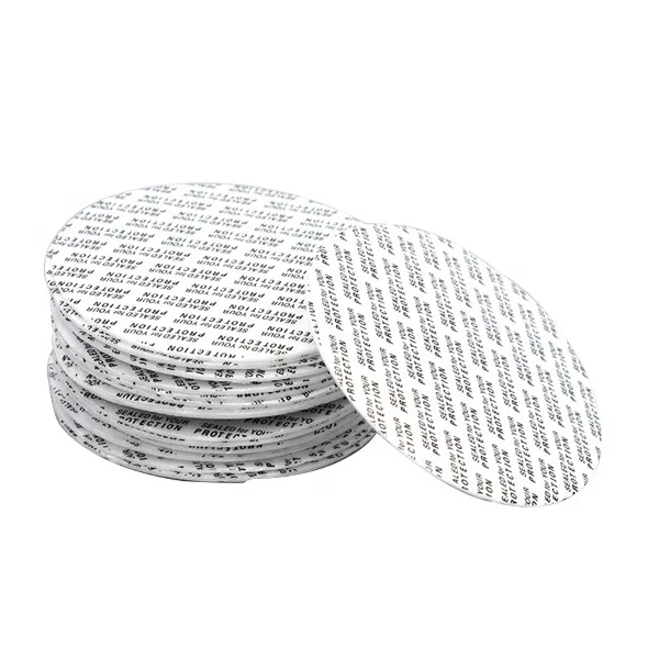 High quality glass capsule bottle insert glass bottle cap seals press gasket  bottle seals