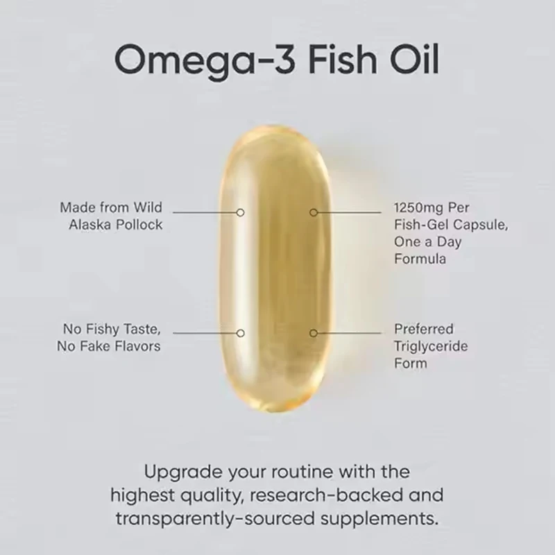 China Factory fish oil omega 3 softgel 500mg OEM ODM omega 3 chewable soft capsule
