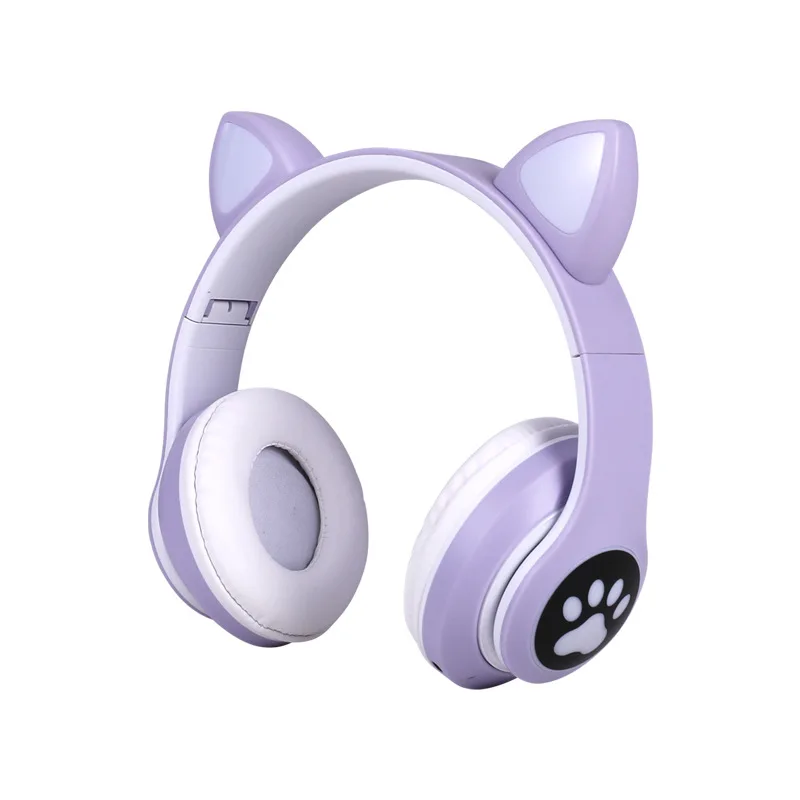iStapromo Gifts Cat Ear Wireless Headphones Auriculares Fone De Ouvido Wireless Headphone Ear Headset STN28 PRO Cute for Girls