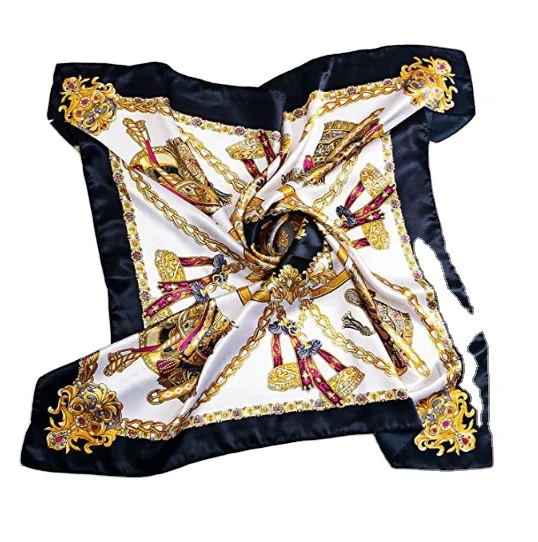 BSCI China Shenzhen Red Black Floral Print Fashion Summer Best Selling Scarfs Shawls Women