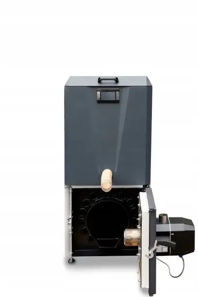 Wood Pellet Fired Hot Water Pellet boiler 30 kW with exuhaust fan and ash removal system