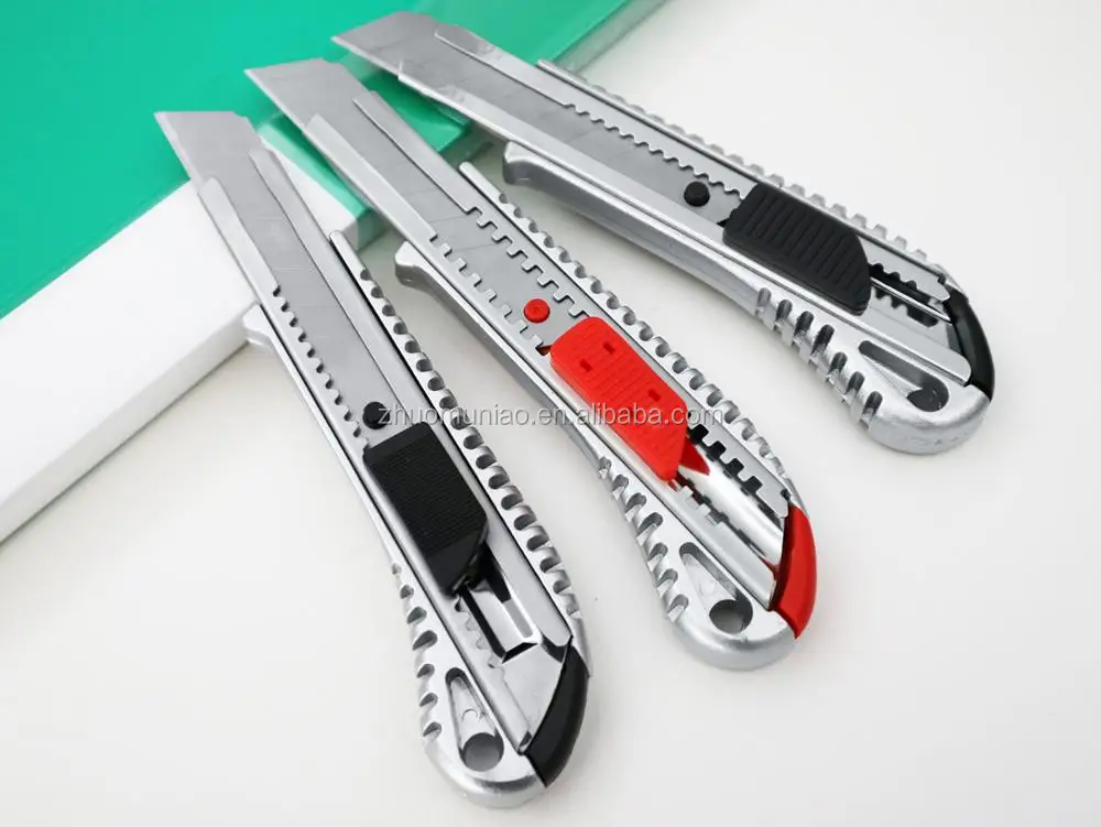 Professional 18MM Safety Retractable Box Cutter Utility Knife
