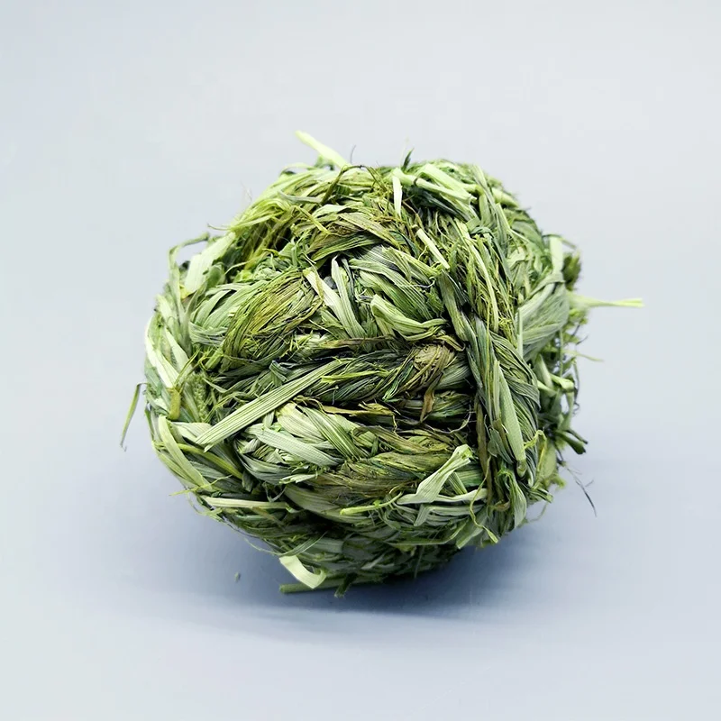 New Snack Rabbit Guinea Pig Chinchilla Timothy Hay Pellets Pet Toys Grass Balls For Rabbits
