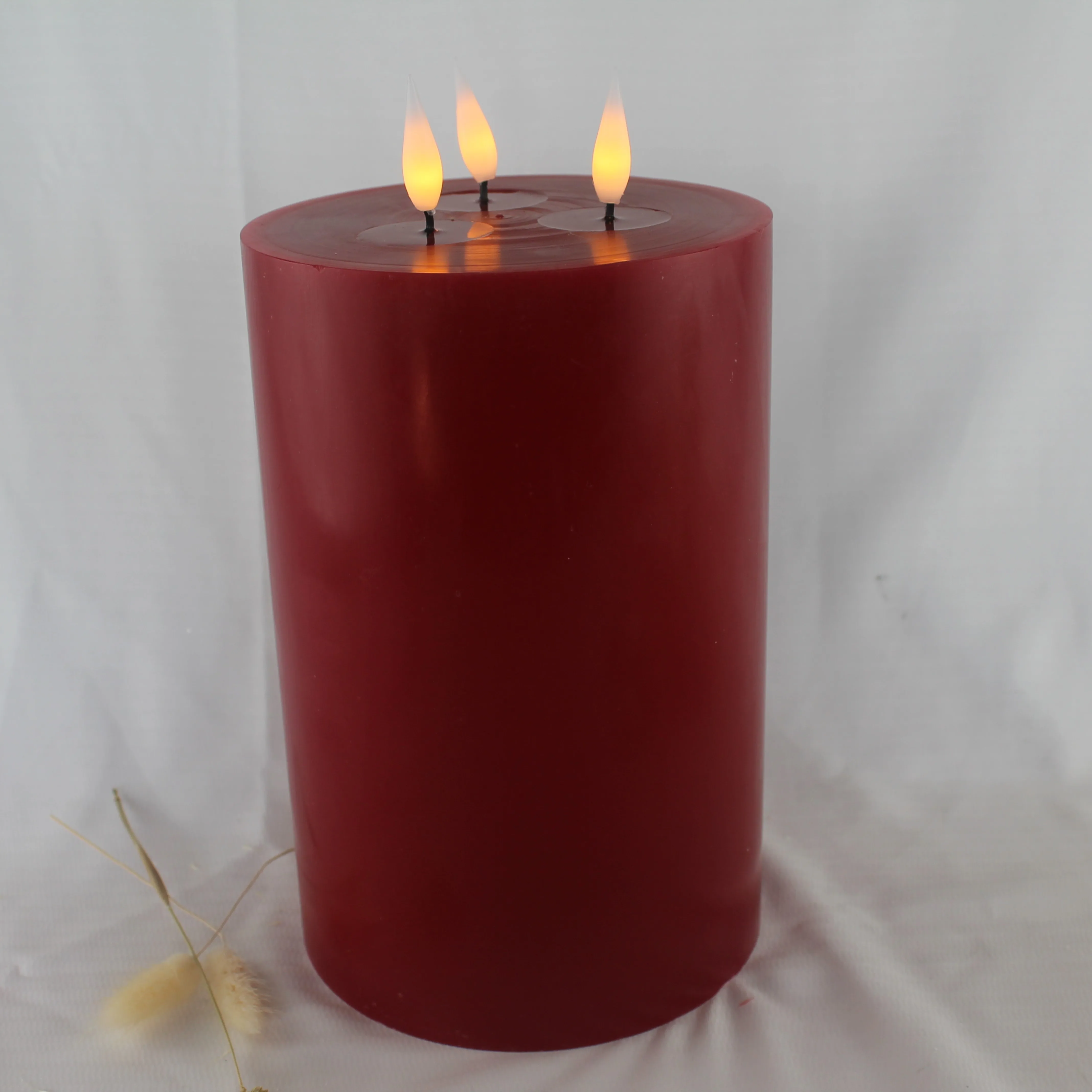 Customized home decoration dancing   3 core flameless candles