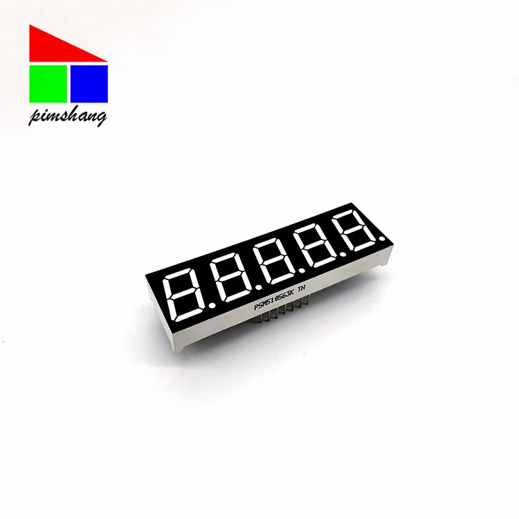 Full color High performance 0.56 inch 5 digit display module 7 segment
