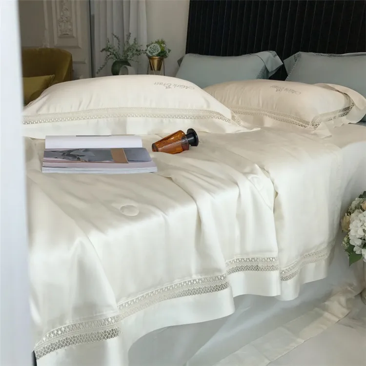 Bamboo duvet with filling customized solid colors comforter set