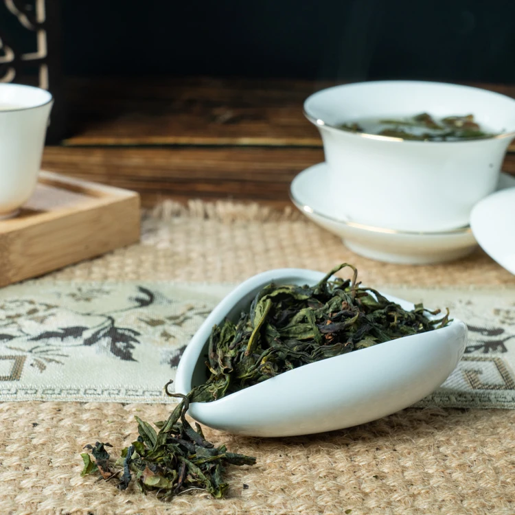 Certified High Quality Oolong Green Tea Leaves Loose Organic Slimming Health Tea Customizable Private Label Box Bag Packaging