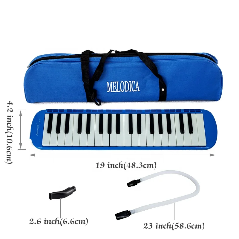 Оптовая продажа музыкальных инструментов 37 клавиш цветной рот melodica развивающая игрушка фортепиано melodion большой палец пианино для продажи