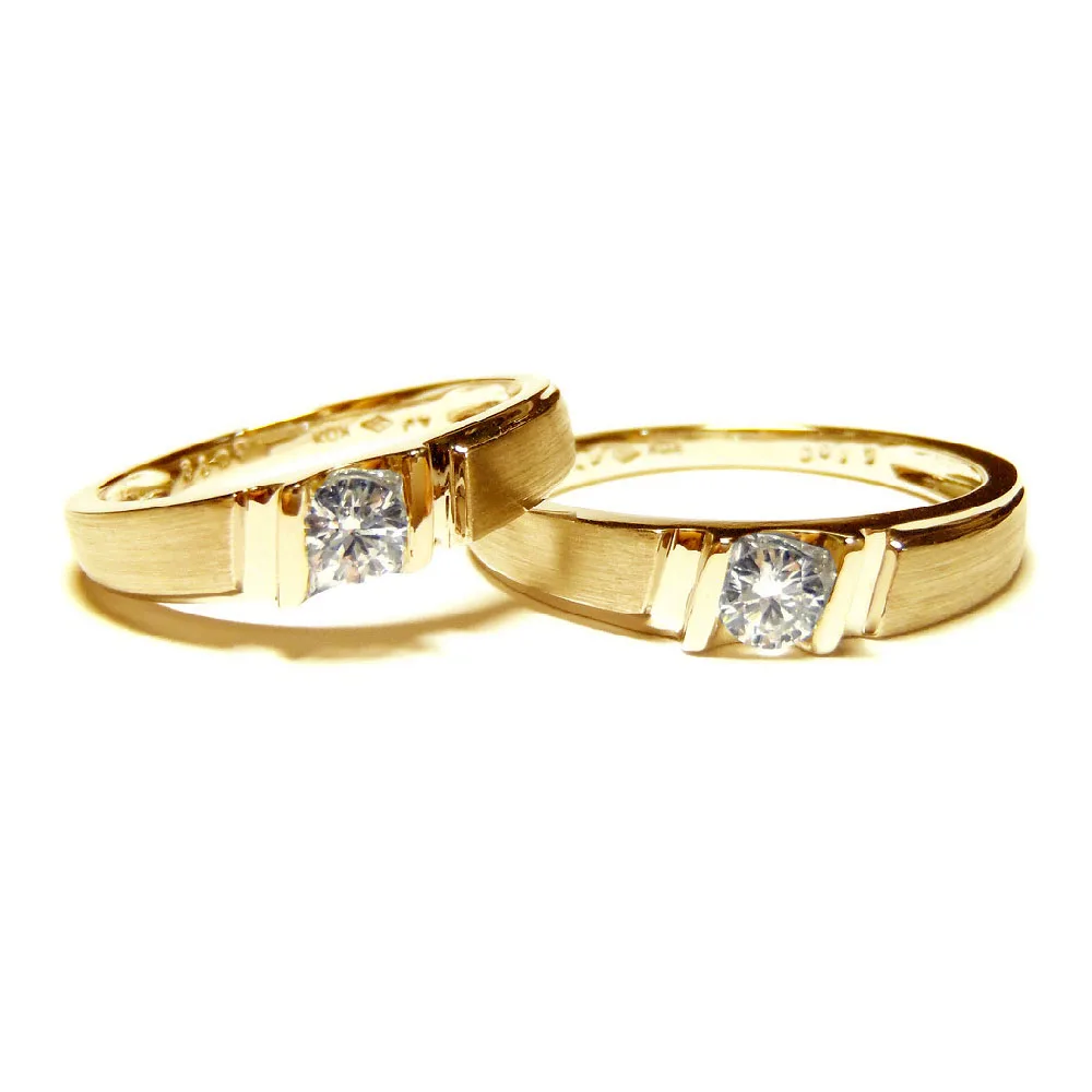 Fabulous Design Love Series Famous Brands 18k White Gold High Quality Diamond Jewellery Wedding Band Rings For Couple
