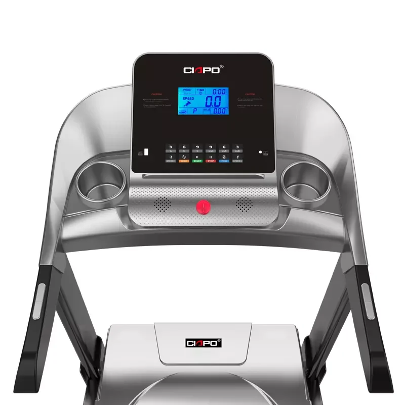 Gym Exercise Walking Running Machine Sport Foldable Treadmill China for Home Max Black Star Fitness Heart Auto Wireless Unisex