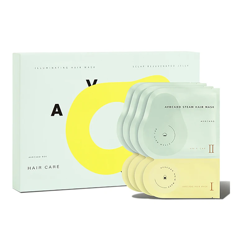 Damaged Private Label  Botox Damaged Hair Growth Mask Package Cangty Oem Keratin Avocado Hair Mask For Damage Hair