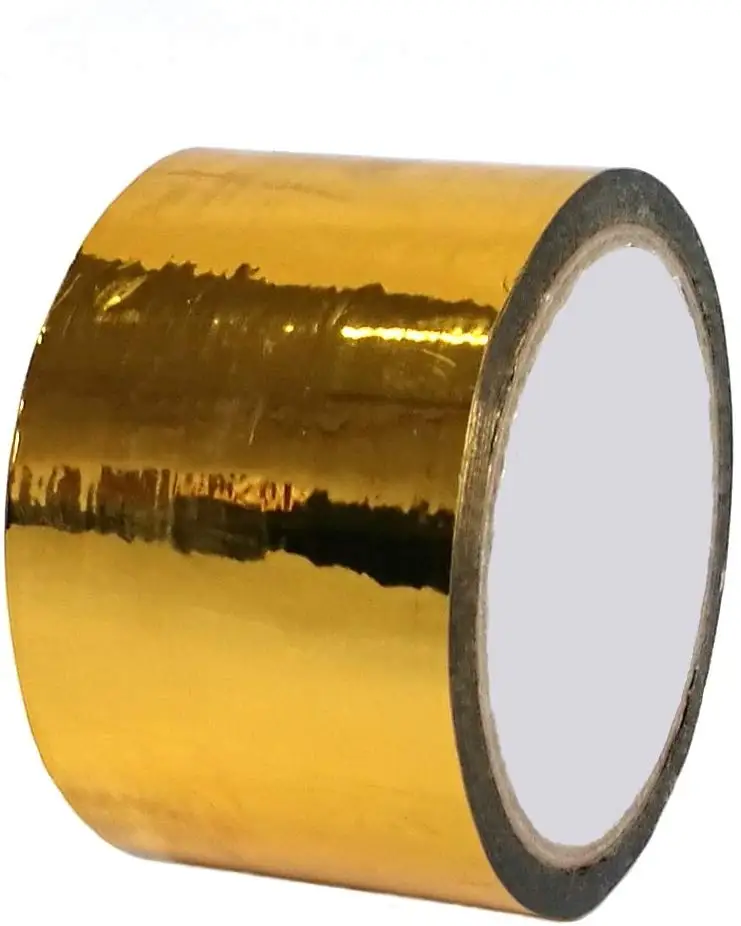 Silver Metallic Tape Mirror Tape  DIY Decorative Tapes, 2 Inches x 55 Yards