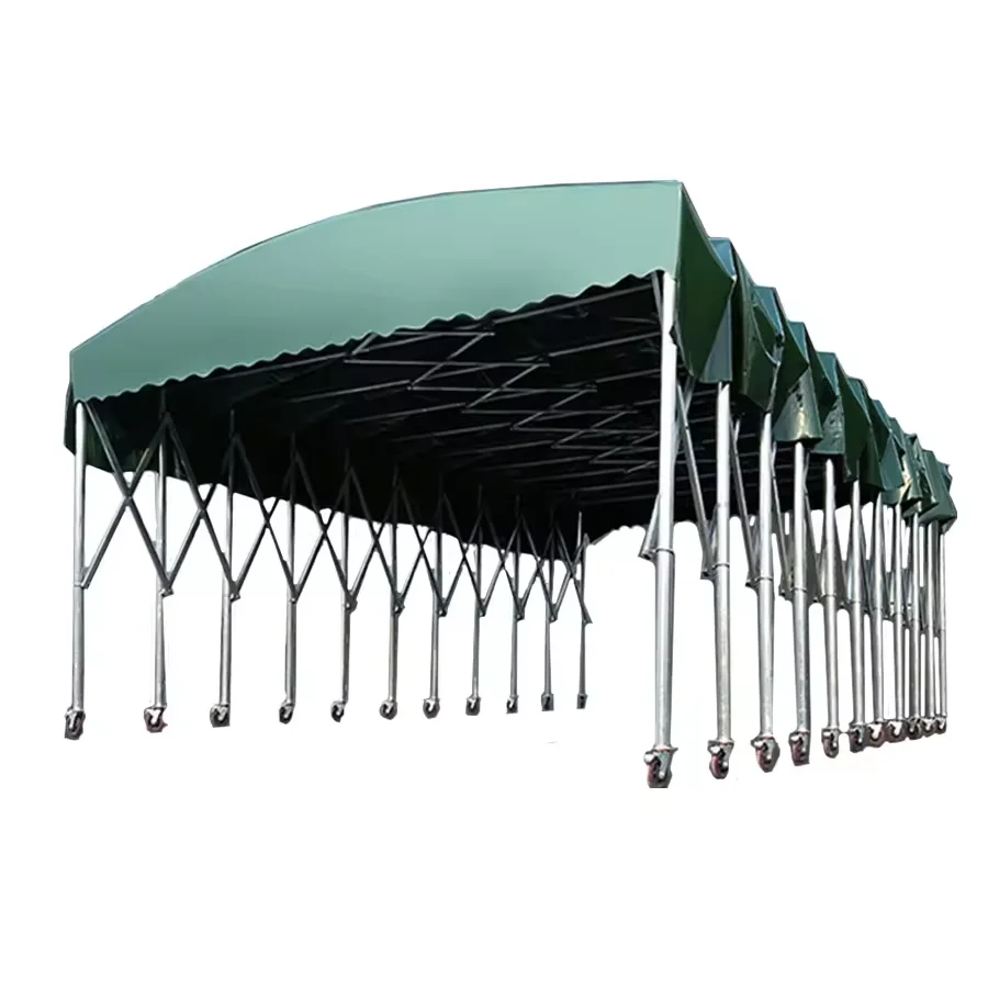 Youya Outdoor Large Movable Push-Pull Event Sliding Sunshade Canopy Warehouse Storage Shelter Tent