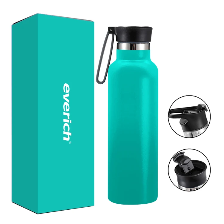 Hot Sale Wholesale Custom Color Outdoor Double Wall Stainless Steel Insulated Vacuum Water Bottle Flask for Camping