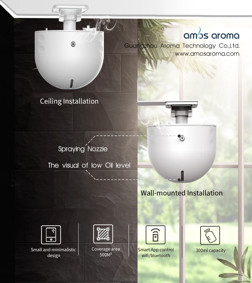 Small area multiple installation WIFI APP control aroma diffuser machine