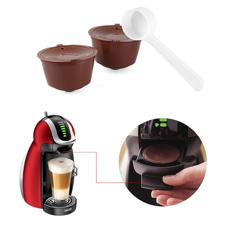 Coffee Machine Reusable Capsule Coffee Cup Filter For Nescafe Dolce Gusto Holder Pod Strainer Coffee Capsule Filter