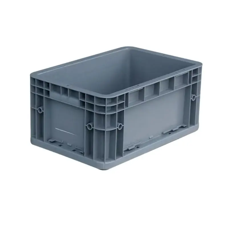 Reusable Solid Nested Stacked Plastic Crate Order Picking Closed-Loop Distribution Application Storage Containers