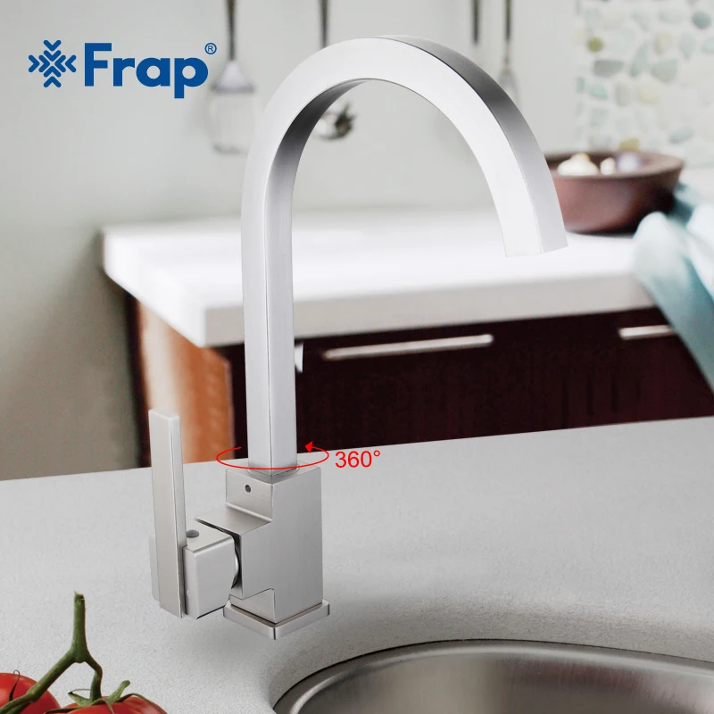 
High Quality Kitchen Sink Tap with Hose Square Design Kitchen Sink Mixer Tap 