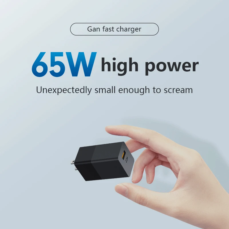  Новая технология gan 11 m pro 65 вт быстрое зарядное устройство PD + Qc3.0 USB Type C адаптер для быстрой зарядки iphone xiaomi