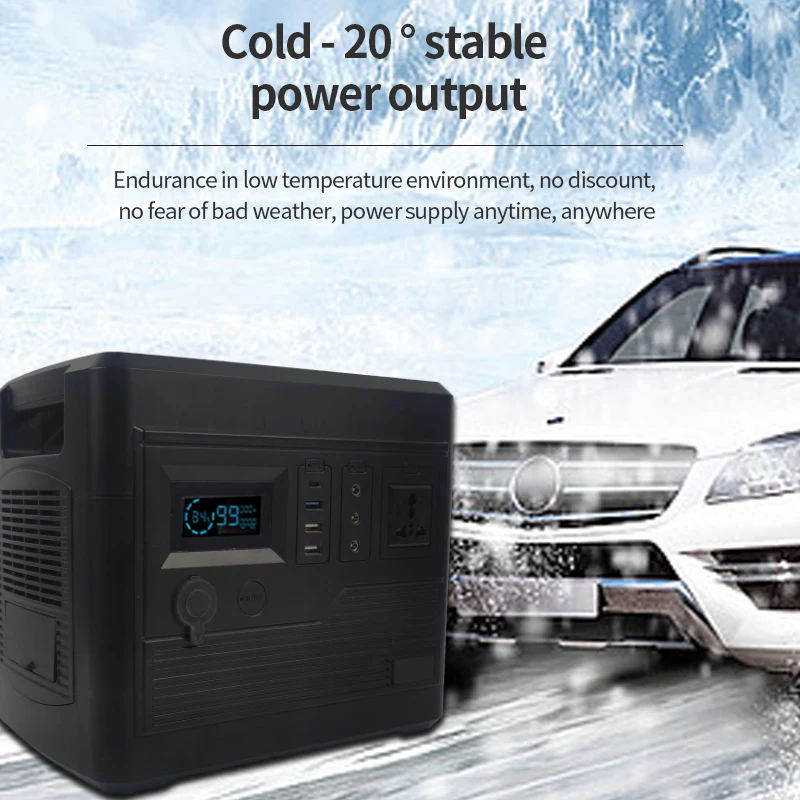 Rechargeable Portable Power Station Solar Generator 1000Wh Pure Sine Wave Output 220V Solar Generator
