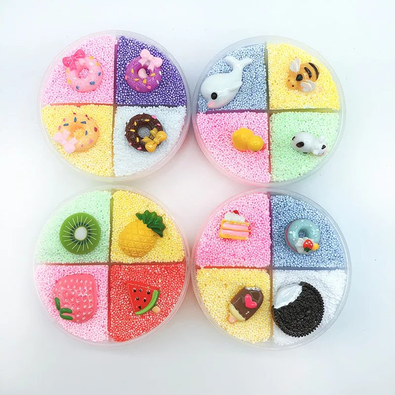 2019 New Toy polymer clay polimer clay unicorn accessories slame toys slime supplies Cotton mud