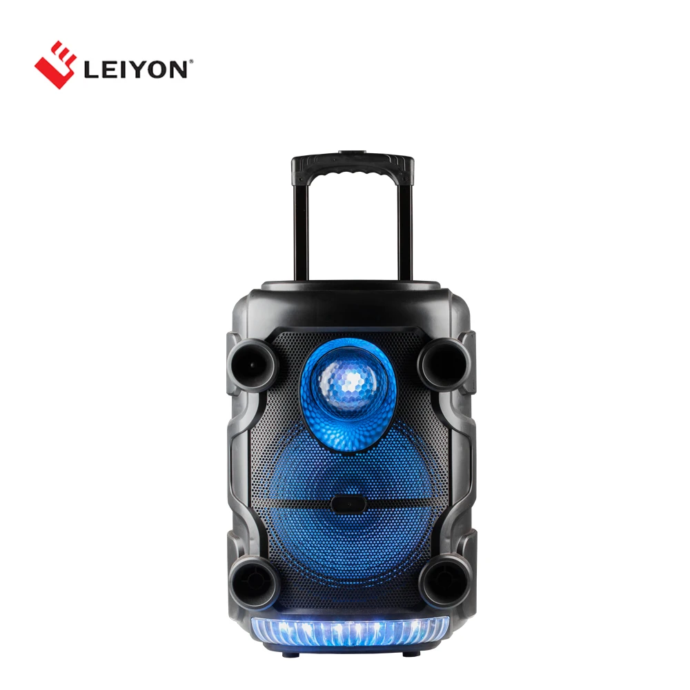 12 Inch Portable PA Speaker wireless Sound System Rechargeable Buil-In Battery Powered DJ Speaker