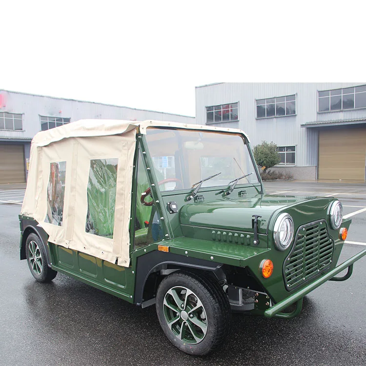 Latest Design Aluminum Off-Road Tire 4 Persons Moking Travel Electric Cars Automatic Moke