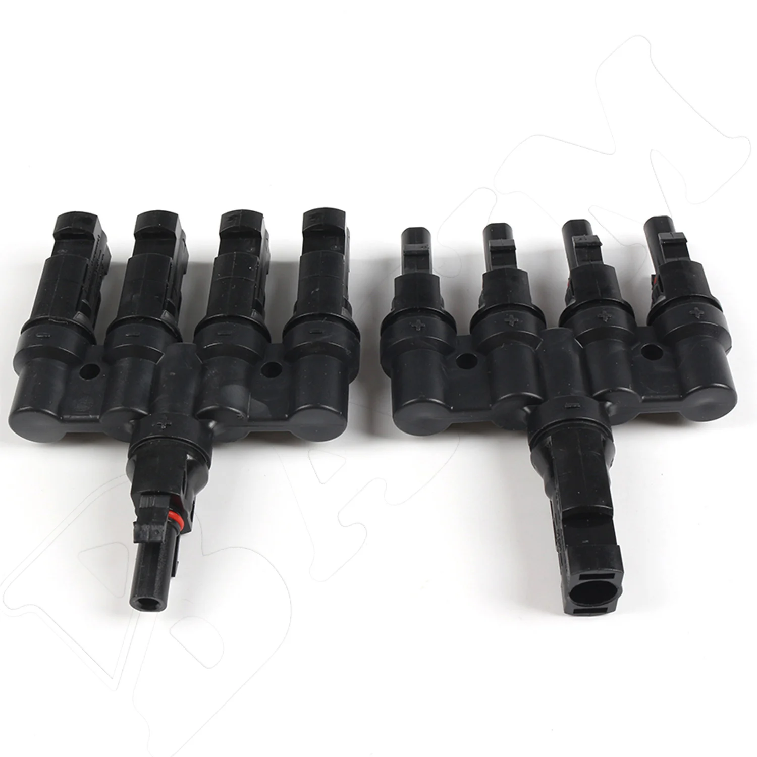 BAYM IP67 4 to 1 T Solar Branch PV Connector Standard Solar Panel Parallel Connector for Solar Panel System PV Cable Connector