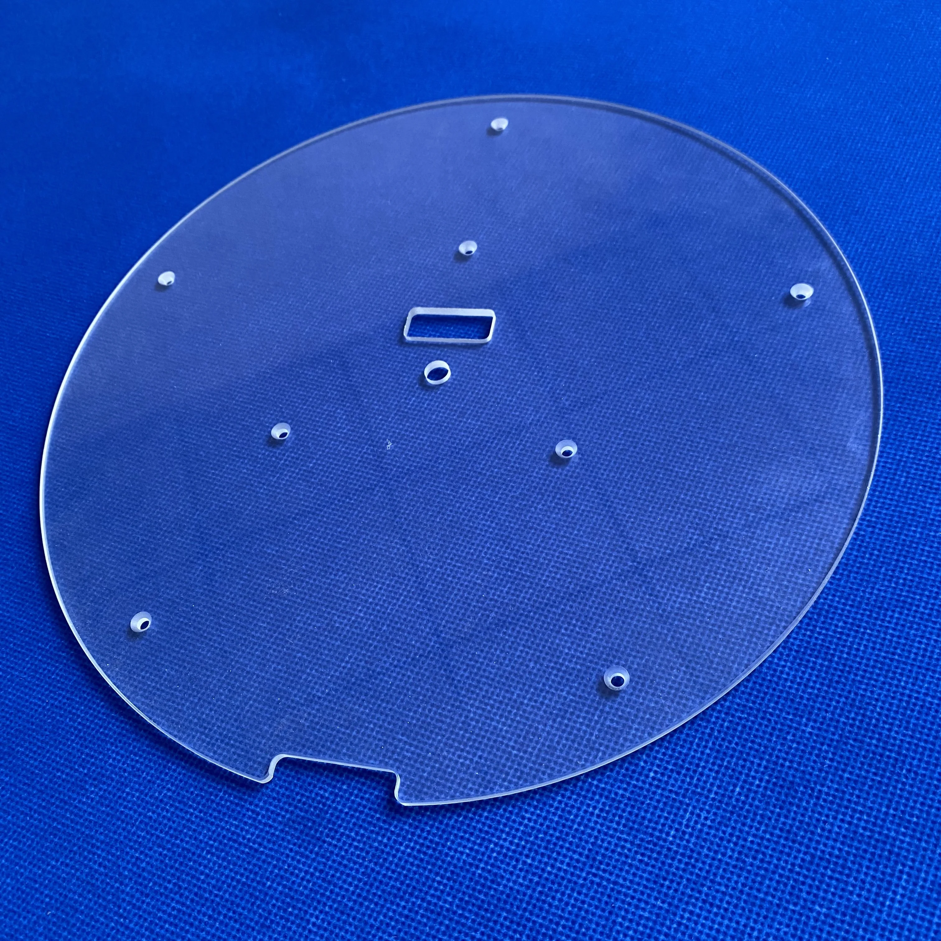 High Temperature & Fire Resistant Borosilicate Glass with Holes Drilling Borosilicate Floated Glass Sheet