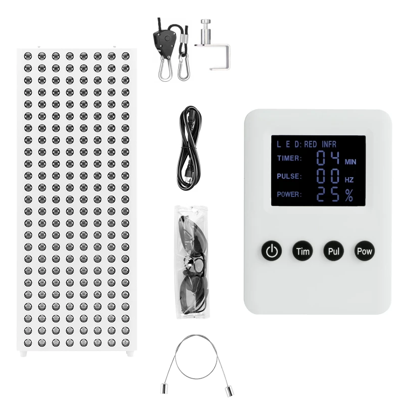 New Arrival 1000W Full Body 660nm 850nm Led Red Infrared Light Therapy Panel