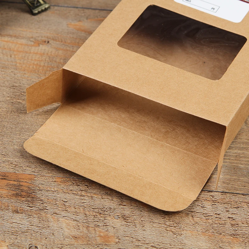 Wholesale Square Hanging  Underwear Socks Panties Packaging Box Kraft Boxes Paper Box